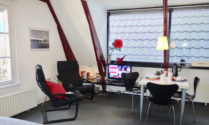 Vondelbuurt Apartment | The Red Studio Apartment Palamedes