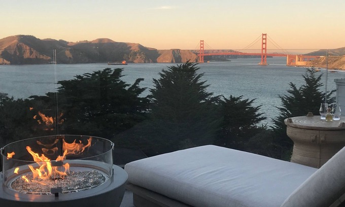 Sea Cliff House | THE RETREAT : SF . Sea Cliff, San Francisco - Dreamy Golden Gate & City Views!