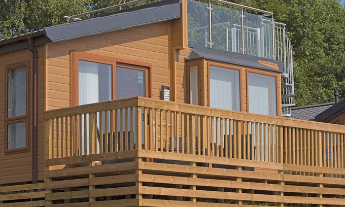 Dawlish Cabin | The Silver Birch Plus is an available upgrade to the standard Silver Birch.
