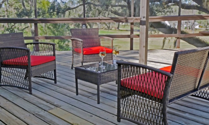 Fellowship House | The Treehouse: Minutes from WEC and HITS; Dog-Friendly; w/Golf Course Views