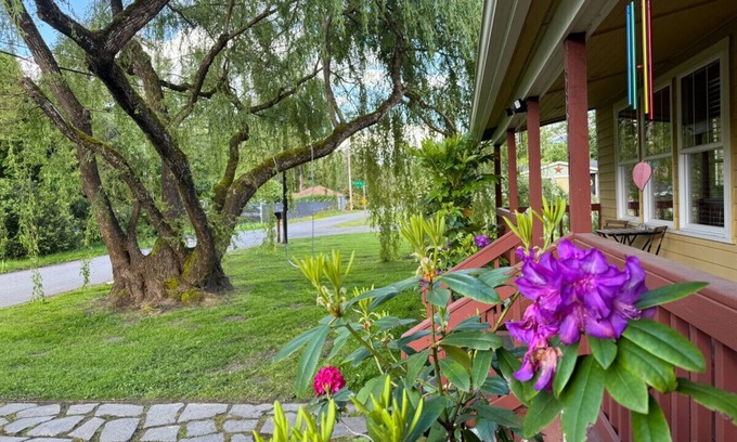 Fall City House | The Willow Tree Bungalow ~ Backyard ~ Office