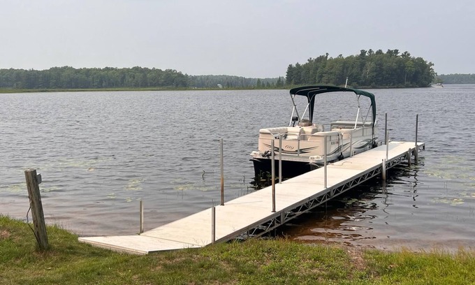 Hayward Cabin | The Yellow House on the Lake. Private Waterfront Cabin in Hayward, WI.