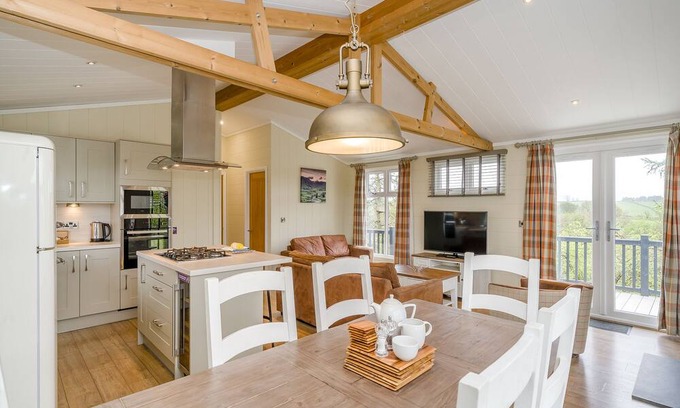 Cockermouth Ski Chalet | This luxurious lodge is ideal for a relaxing break with friends or family.