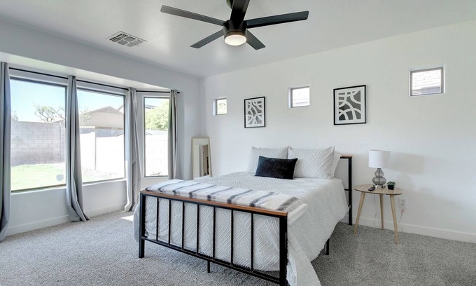 South Mountain House | This spacious home is for everyone with multiple bedrooms and modern amenities.