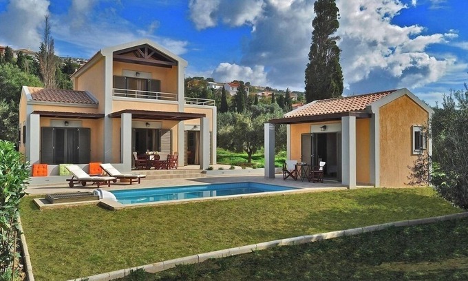 Minia Villa | Three-bedroom luxury villa with private pool near Argostoli