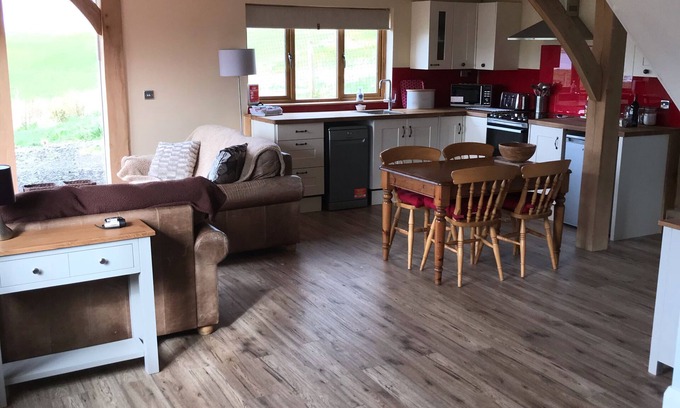 Fiunary Cottage | Tigh a Chabar, Savary. Nr Lochaline. Cosy cottage, sleeps 4. Sea views.