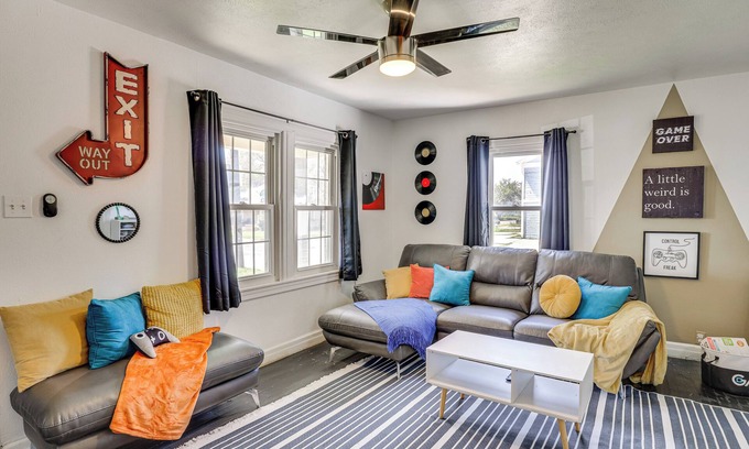 Heart of Lubbock House | Time Machine: Games Galore in Lubbock Home By TTU!