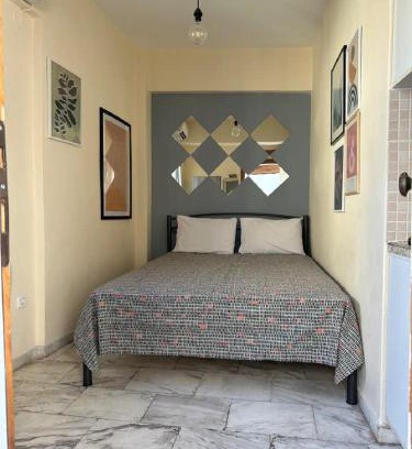 Thessaloniki City Centre Apartment | Tiny Loft Studio in the heart of Thessaloniki,17 square meters,on the terrace of the building