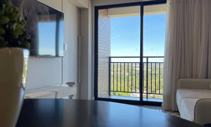 Foz do Iguacu City Centre Apartment | Top floor studio in the CENTER of FOZ overlooking the Paraná River