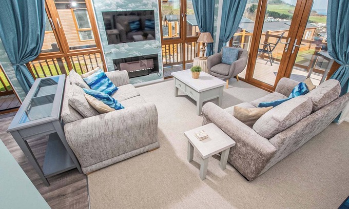 Otterton Ski Chalet | Top of the range and extremely spacious five star luxury 20ft-wide lodge.