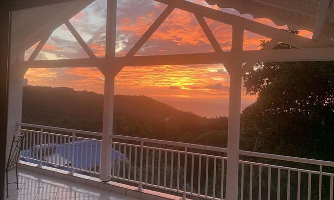 Deshaies Villa | Top of Villa "La MARGUERITE