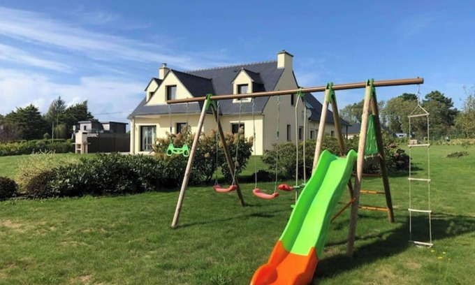 Telgruc-sur-Mer House | Très Belle Maison Avec spa , Petite vue mer