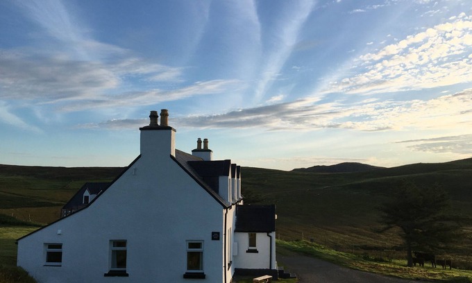 Bornesketaig Cottage | Traditional Croft House, modern interior, in stunning landscape, near the coast.