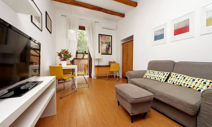 Gianicolense Apartment | Trastevere 1BR Apt With Garden by Halldis