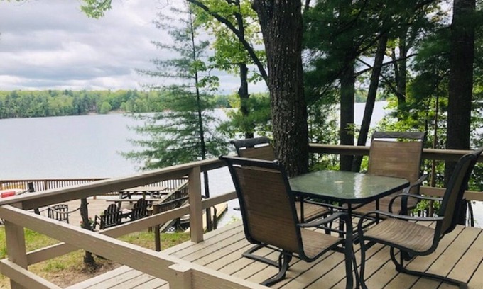 Mayfield Cabin | Traverse City near downtown Waterfront Spider Lake, On-site Rentals, Pets ok