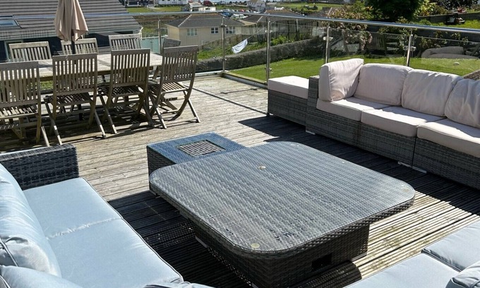 Trearddur Bay House | Trearddur Bay Home with a View, Beach & Snowdon Mountain Range and Hot Tub
