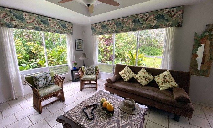 Kapoho House | Tropical Forest Retreat Near Ocean - Ho'ohauoli