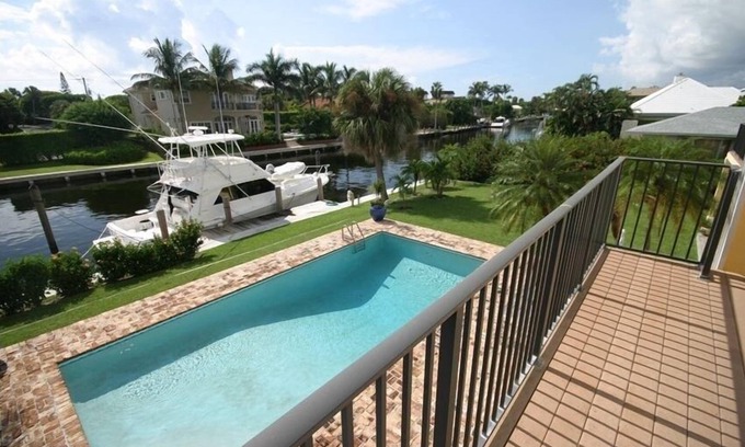Ocean Ridge House | Tropical Palm Beach Waterfront Luxury