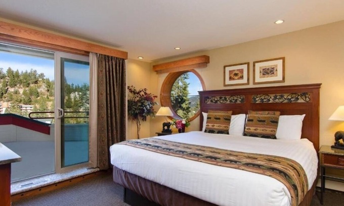 Tahoe Village Apartment | Two–2BR Villa with Full Kitchen, Fireplace + Pool, Hot Tubs & Games