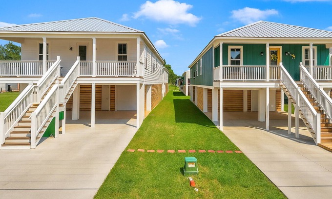 Gulfport House | TWO beach homes 10-bedrooms w/Amazing Game Room, Beach Views, & Great Location