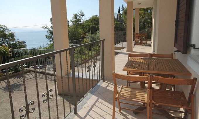 Medveja Apartment | Two bedroom apartment near beach Medveja, Opatija (A-7719-a)