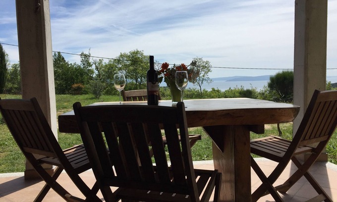 Rogocana Apartment | Two bedroom apartment with terrace and sea view Presika, Labin (A-11656-a)