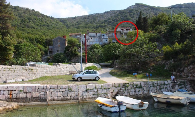 Merag Apartment | Two bedroom apartment with terrace and sea view Merag, Cres (A-11791-a)