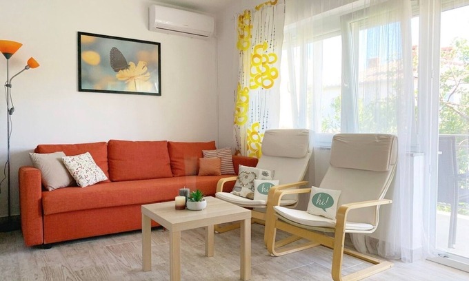 Krk Apartment | Two bedroom apartment with balcony Krk (A-22395-a)
