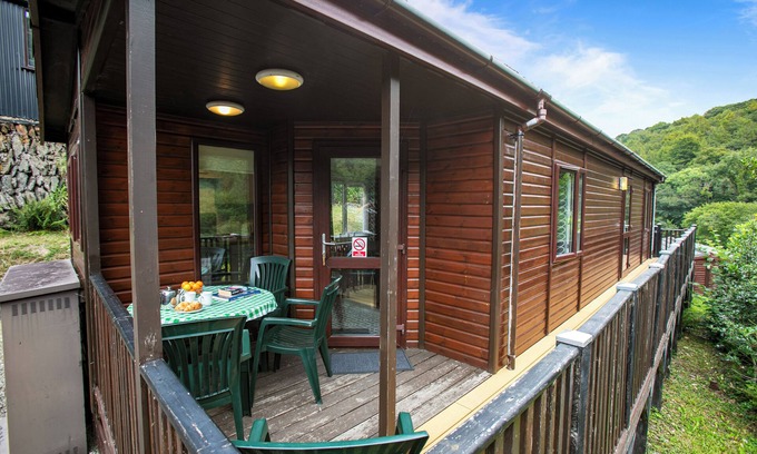 Barbrook Cabin | Two bedroom lodge within walking distance of Lynton Centre. Free fishing onsite
