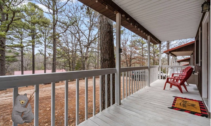 Branson Cabin | Two full cabins for up to 10 guests - Hot Tub/Pool/Coffee Bar/Fire Pit near SDC!