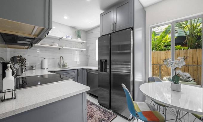 Downtown Fort Lauderdale Apartment | Uhost AI 1BR With Marble Accents Patio