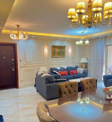 Cairo Apartment | Ultra Luxury 3BR with Pools ,Sports ,Dining in Gated compound, Close to all sites
