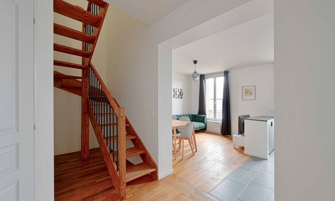 Vitry-sur-Seine Apartment | Un Duplex Familial Lumineux et Harmonieux