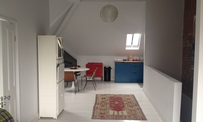 Fortune Green Apartment | unique,New York Loft style,artistic open plan studio flat