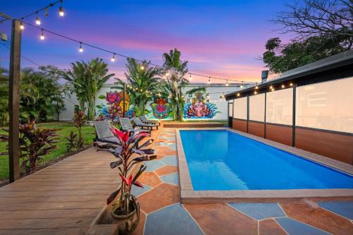 Pompano Beach Villa | Unique super cozy,Bohemian Paradise with Heated Pool and positive energy
