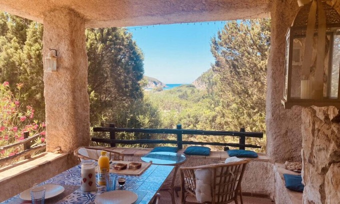 Sant'Antioco Villa | Unique Villa with sea view terrace and private path to the beach
