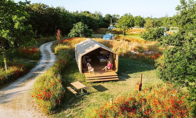 Ouddorp RV Rental | Unique Wikkelhouse camping tent