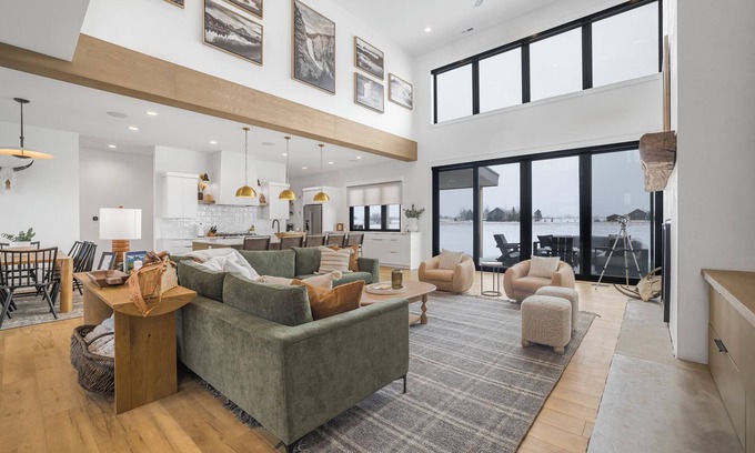 Driggs House | Unobstructed View of the Majestic Tetons-Luxury Listing, Hot Tub & Outdoor Space
