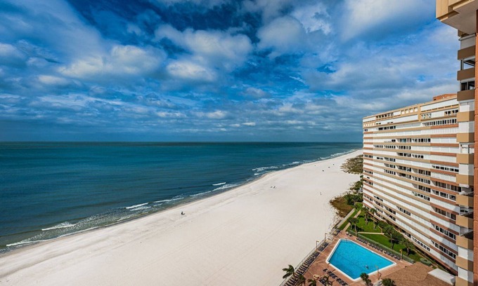 Redington Shores Condo | Updated Gulf Front property with Breathtaking Panoramic views of the Gulf and Intercoastal~ RT14F