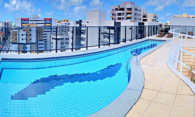 Ponta Verde Apartment | Vacanze - edf. Amethyst 7 apt 704, rooftop pool with panoramic views