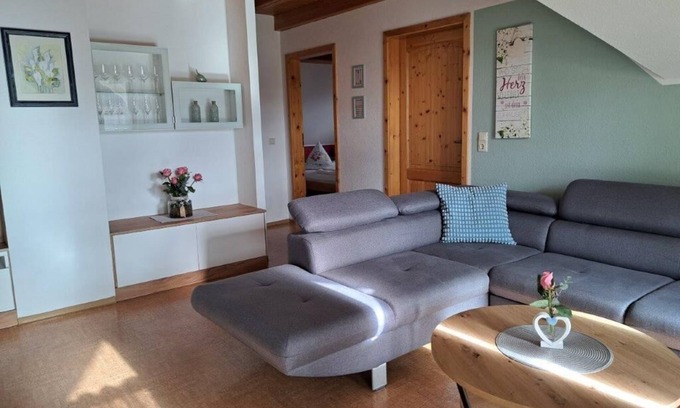 Wasserzell Apartment | Vacation apartment (70 sqm) with balcony on the south side