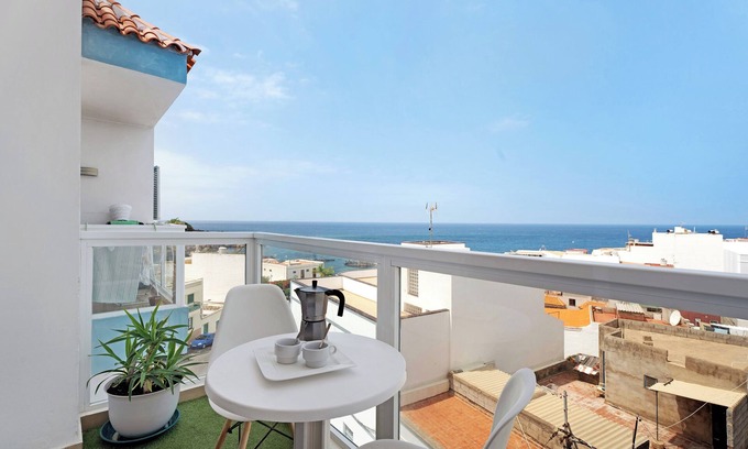 Alcala Apartment | Vacation Apartment 'Alcamar' with Sea View, Balcony and Wi-Fi