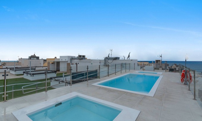 Arguineguin Apartment | Vacation Apartment 'Lupama Suite' with Private Pool, Wi-Fi, and Air Conditioning