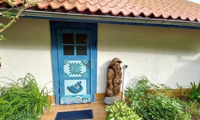 Samtens House | Vacation home Julchen: Quiet family idyll with garden, terrace and sauna