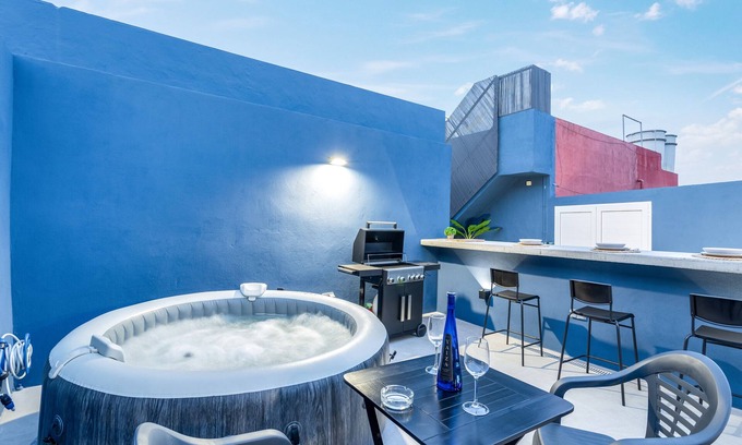 La Atalaya House | Vacation Home 'Magma' with Private Terrace, Private Garden and Wi-Fi