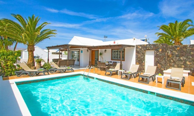 Puerto del Carmen Villa | Vacation Villa 'Adsey' with Private Pool, Private Terrace and Wi-Fi
