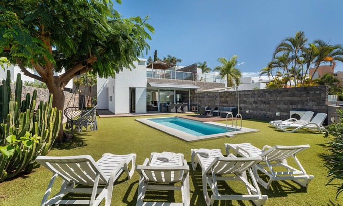 Costa Adeje Villa | Vacation Villa 'Playa Del Duque' with Private Terrace, Wi-Fi and Air Conditioning