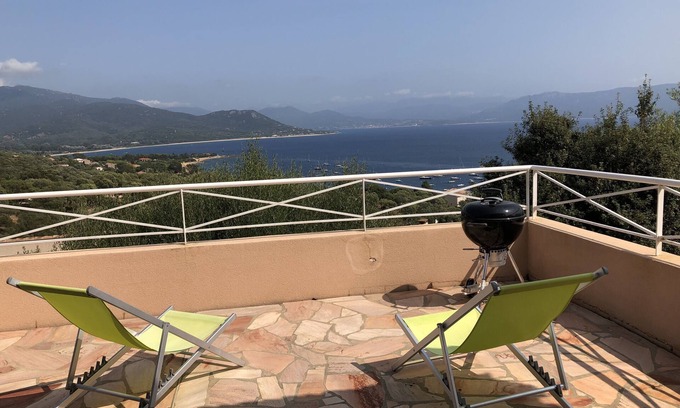 Porto Pollo Villa | Very Pleasant Villa With a Panoramic View of the Propriano Bay