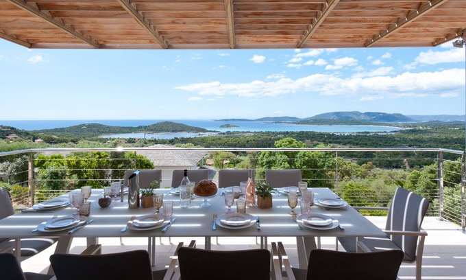 Cirendinu Villa | Villa 5ch, swimming pool, panoramic sea view, Blue Cabanon beach, Porto-Vecchio
