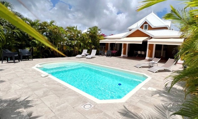 Anse des Rochers Villa | Villa à Saint François G045 - 3 chambres piscine